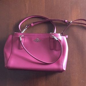 Pink Coach New York cross body/shoulder bag